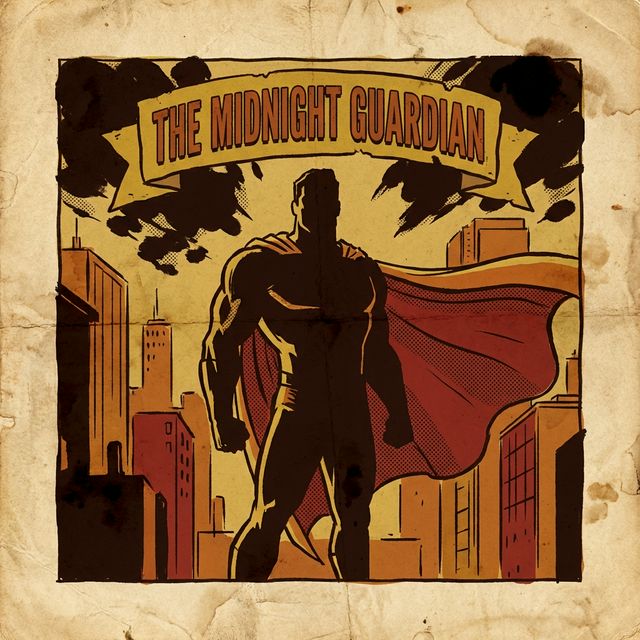 A vintage 1940s comic book featuring a classic superhero in a protective archival slab.