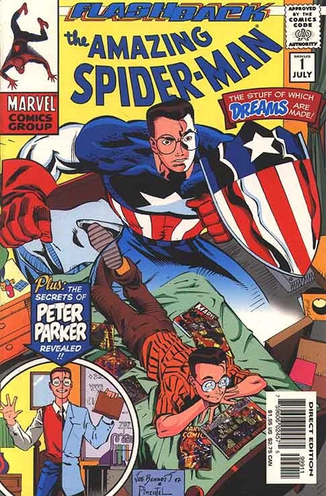 Real comic cover of Amazing Spider-Man #300 (1988)