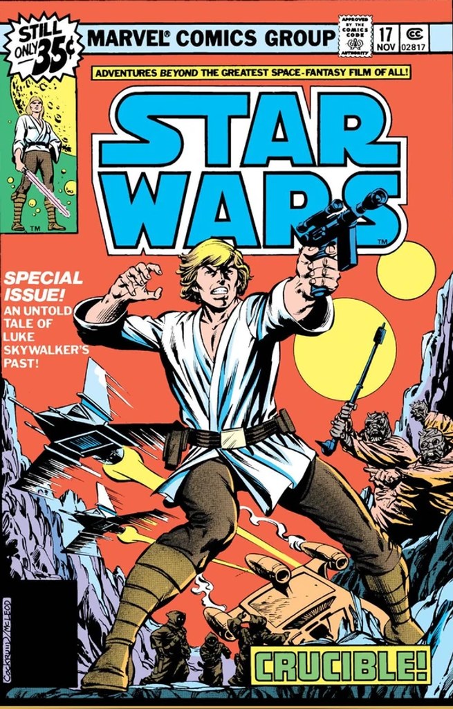 Real comic cover of Star Wars #17 (1985)